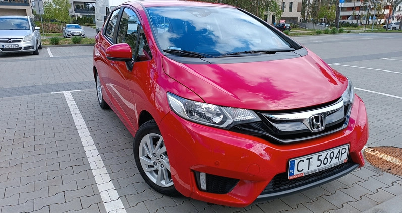 Honda Jazz cena 54500 przebieg: 72200, rok produkcji 2017 z Toruń małe 172